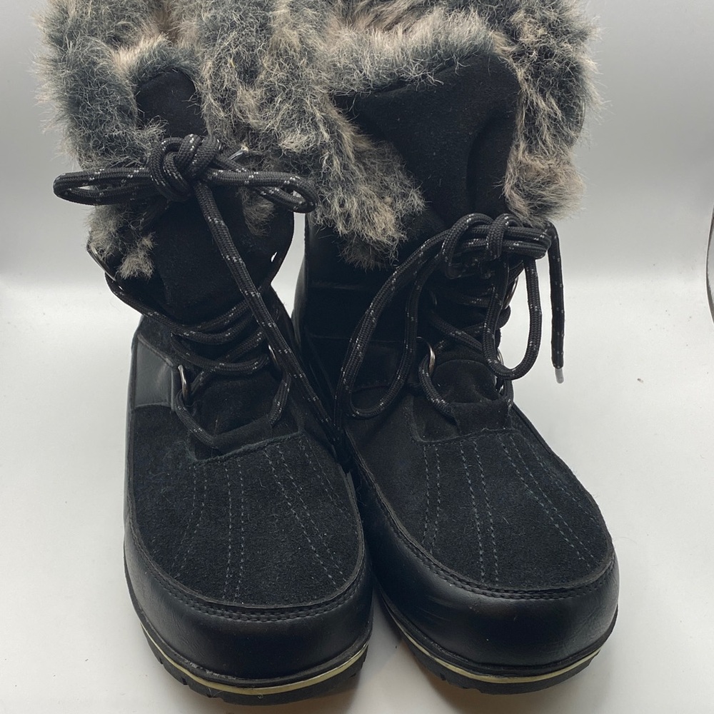 Champion Black Fur-Lined Winter Boots